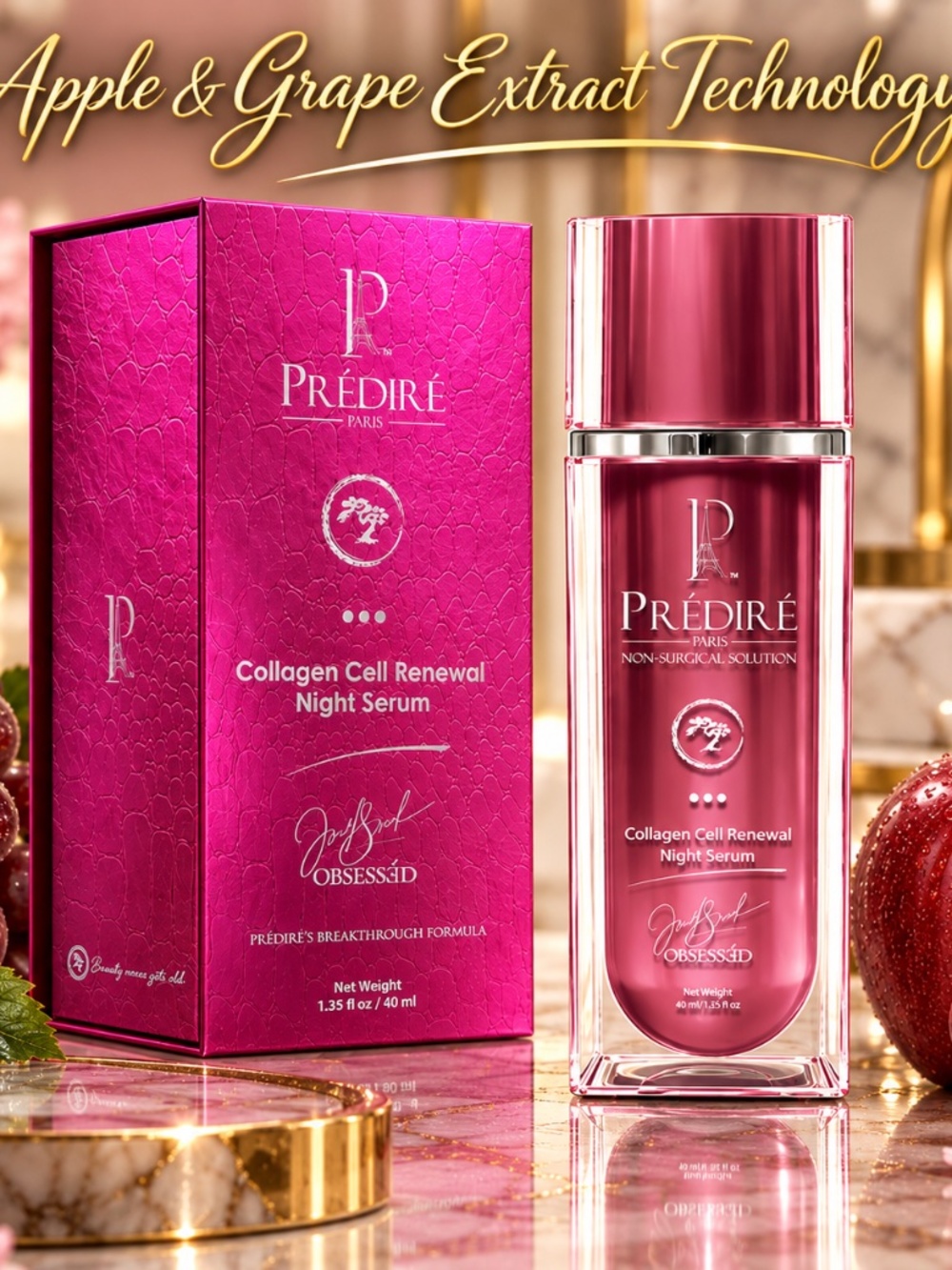 Predire Skin Collagen Cell Renewal Night Cream 40ml/1.35fl oz, SEALED, MSRP $750